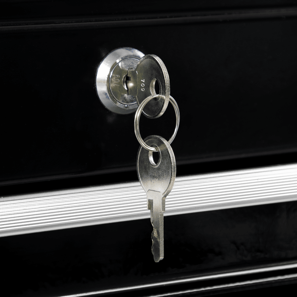Topchest 5 Drawer with Ball Bearing Slides - Black Model No- 22285