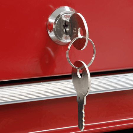 Rollcab 6 Drawer with Ball Bearing Slides - Red Model No- 22286