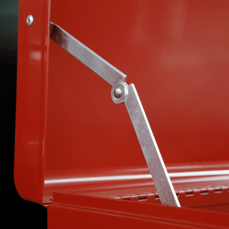 Topchest 5 Drawer with Ball Bearing Slides - Red Model No- 22284