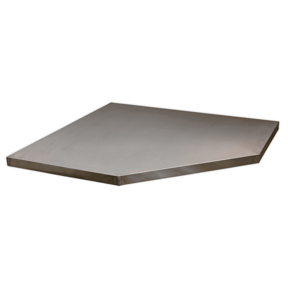 Stainless Steel Worktop for Modular Corner Cabinet 865mm Model No- 22366
