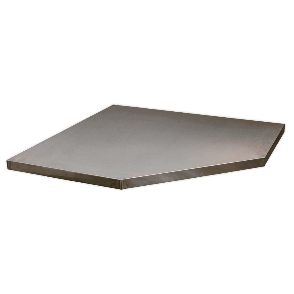 Stainless Steel Worktop for Modular Corner Cabinet 865mm Model No- 22366