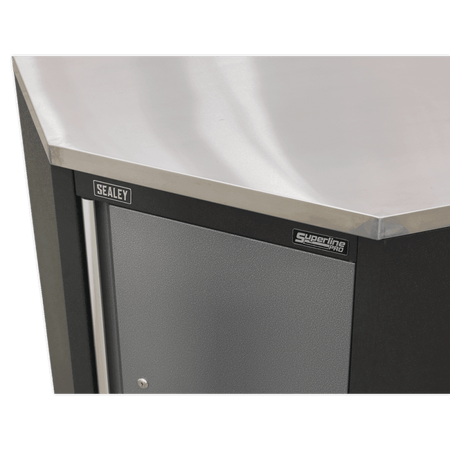 Stainless Steel Worktop for Modular Corner Cabinet 865mm Model No- 22366