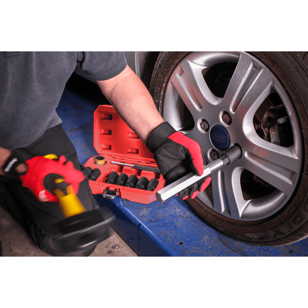 Sealey Locking Wheel Nut Removal Set 10pc Model No- SX272