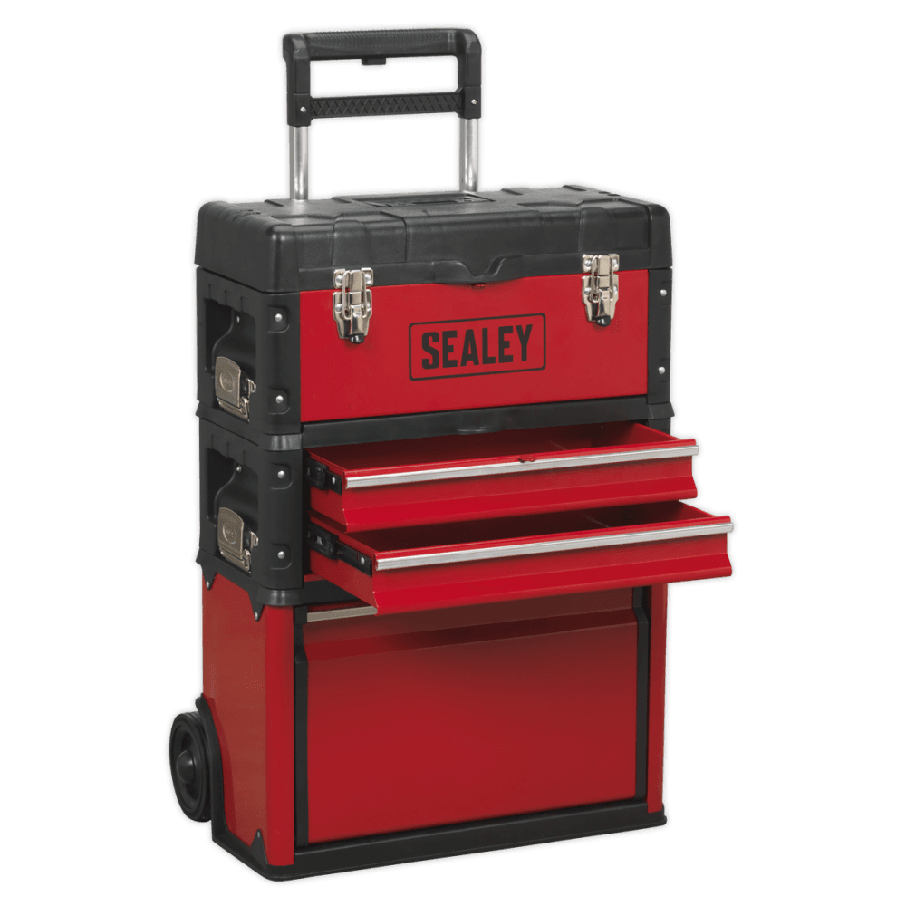 Sealey Mobile Steel/Composite Toolbox - 3 Compartment Model No- AP548