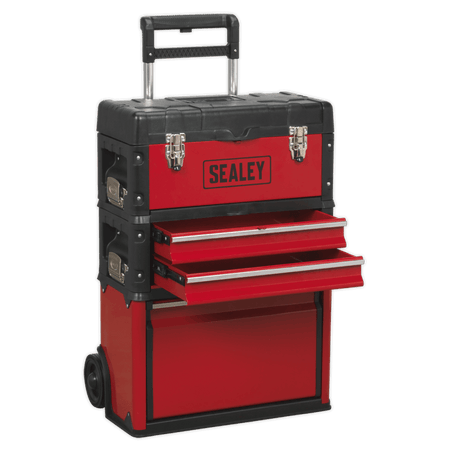 Sealey Mobile Steel/Composite Toolbox - 3 Compartment Model No- AP548