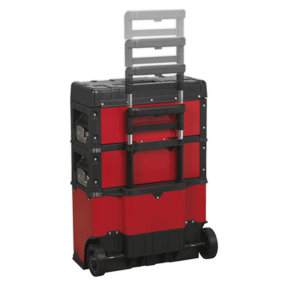 Sealey Mobile Steel/Composite Toolbox - 3 Compartment Model No- AP548