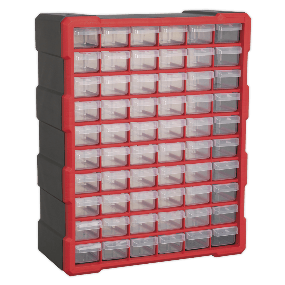 Sealey Cabinet Box 60 Drawer - Red/Black Model No- APDC60R