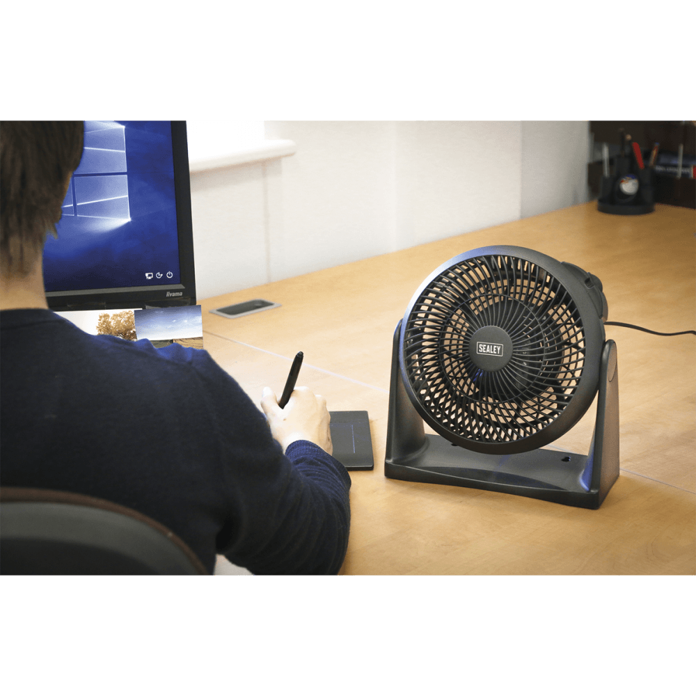 Sealey Desk/Floor Fan 3-Speed 8" 230V Model No- SFF08