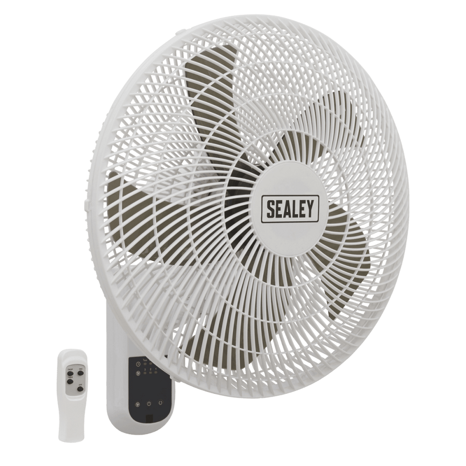 Sealey Wall Fan 3-Speed 18" with Remote Control 230V Model No- SWF18WR