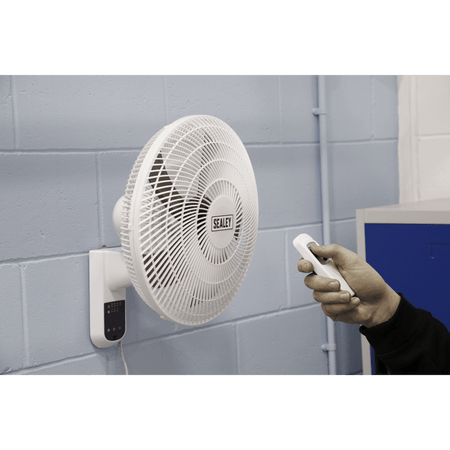 Sealey Wall Fan 3-Speed 18" with Remote Control 230V Model No- SWF18WR