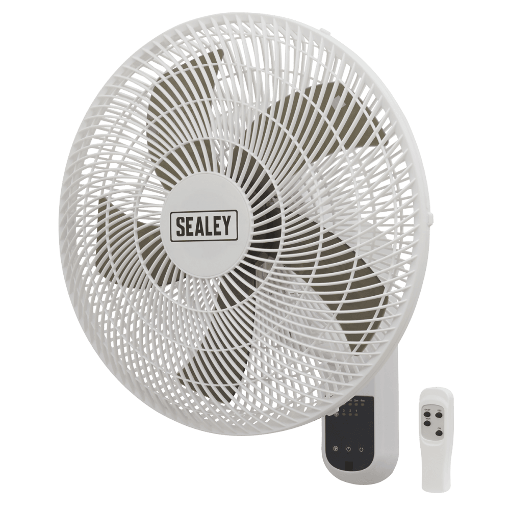 Sealey Wall Fan 3-Speed 18" with Remote Control 230V Model No- SWF18WR