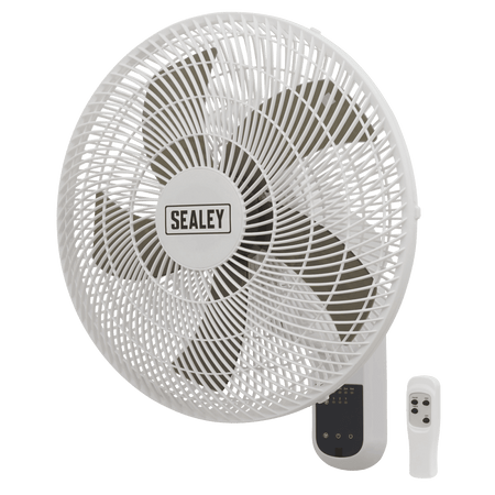 Sealey Wall Fan 3-Speed 18" with Remote Control 230V Model No- SWF18WR