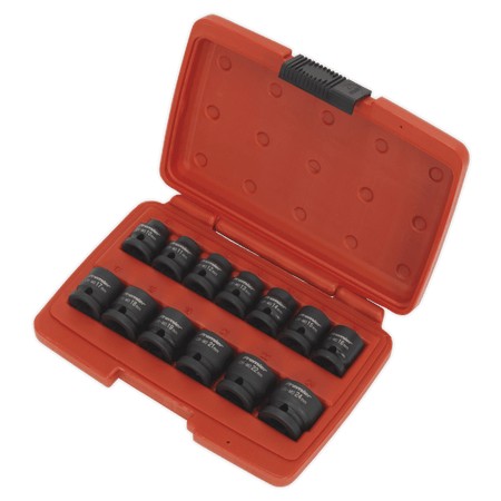 Sealey Impact Socket Set 13pc 1/2"Sq Drive Low Profile Metric Model No- AK5613LP