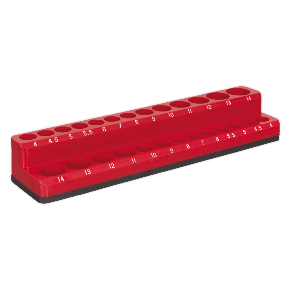 Sealey Socket Holder Magnetic 1/4"Sq Drive Capacity 26 Sockets Model No- AK27085