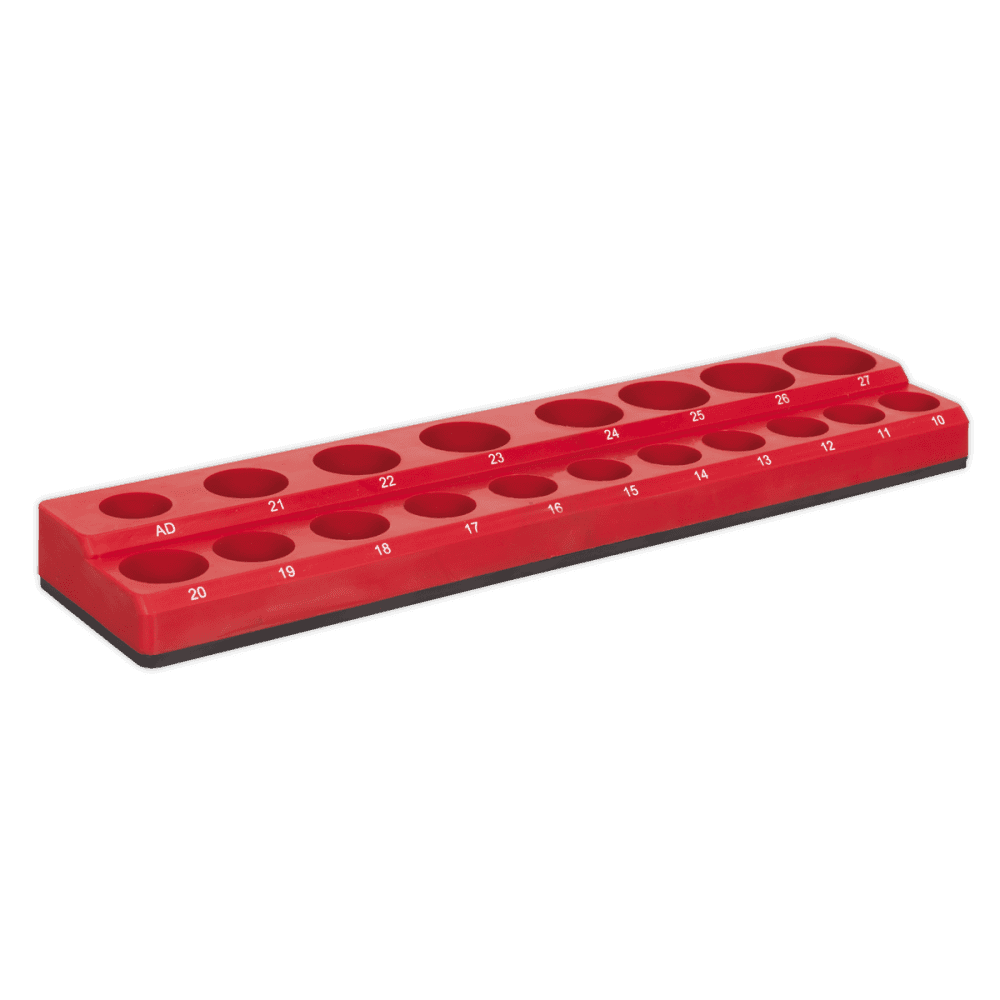 Sealey Socket Holder Magnetic 1/2"Sq Drive Capacity 19 Sockets Model No- AK27087