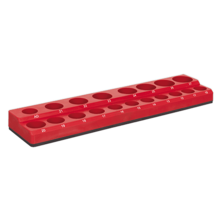 Sealey Socket Holder Magnetic 1/2"Sq Drive Capacity 19 Sockets Model No- AK27087