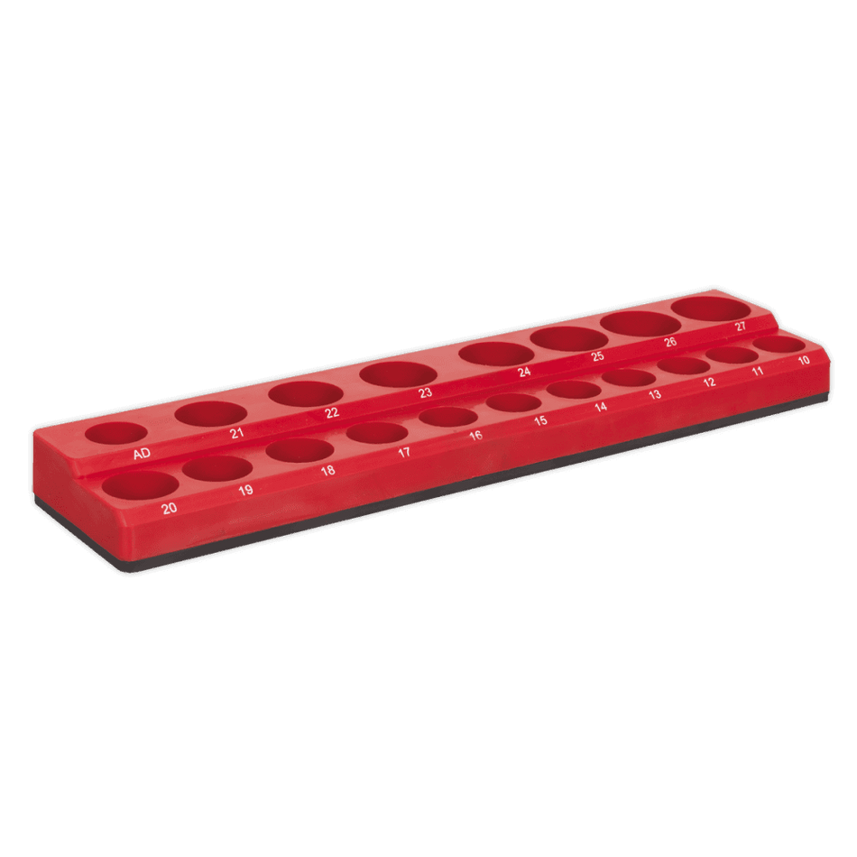 Sealey Socket Holder Magnetic 1/2"Sq Drive Capacity 19 Sockets Model No- AK27087