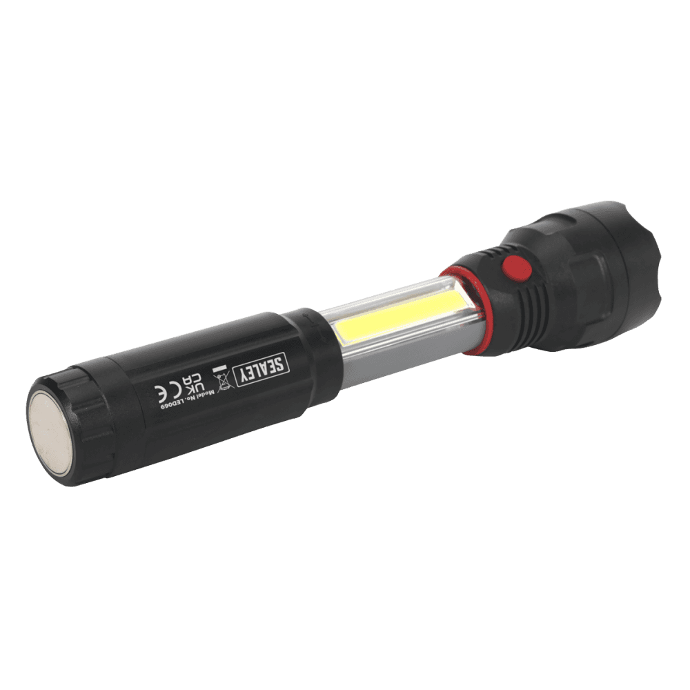 Sealey Torch/Inspection Light 3W LED + 3W COB LED Model No- LED069