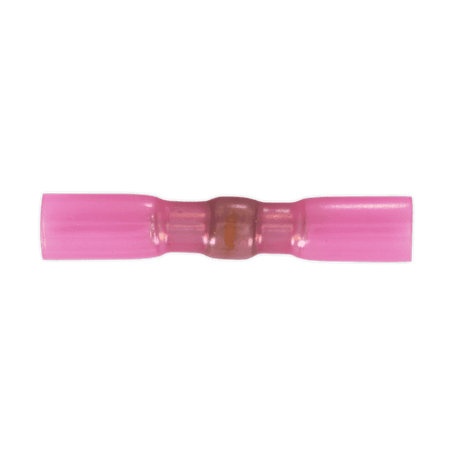 Sealey Heat Shrink Butt Connector with Crimp & Solder Red Pack of 25 Model No- HSSB25R