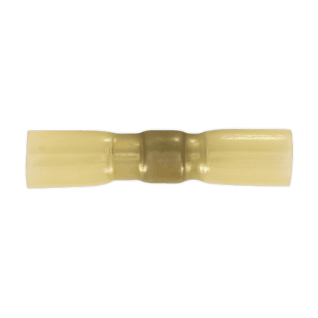Sealey Heat Shrink Butt Connector with Crimp & Solder Yellow Pack of 25 Model No- HSSB25Y