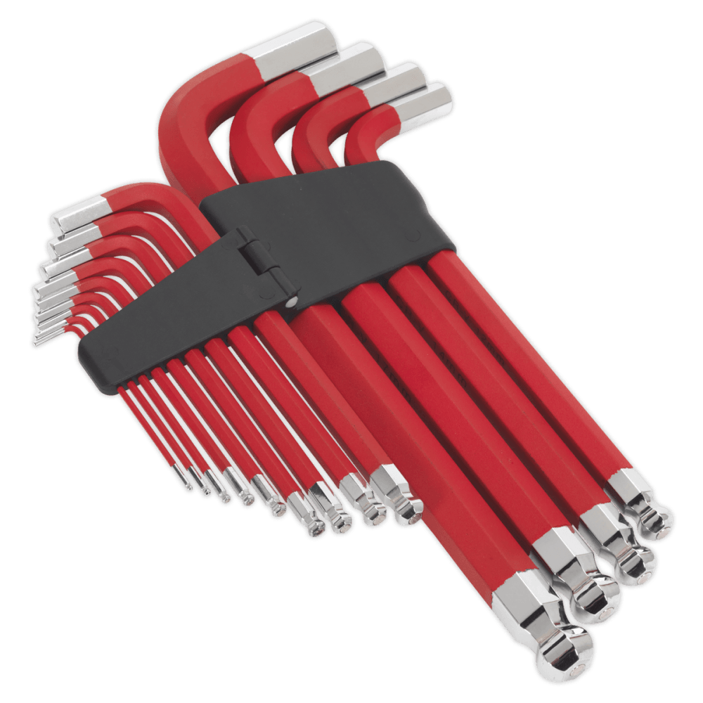 Sealey Jumbo Ball-End Hex Key Set 13pc Anti-Slip - Metric Model No- AK7187