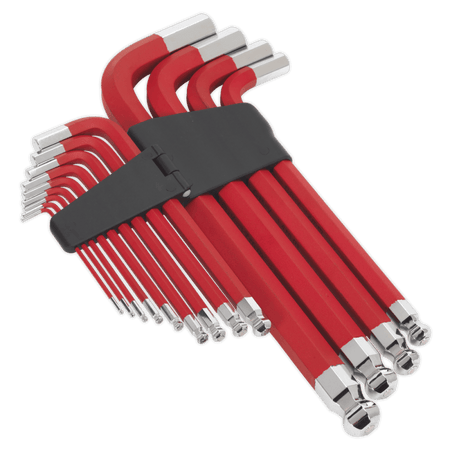 Sealey Jumbo Ball-End Hex Key Set 13pc Anti-Slip - Metric Model No- AK7187