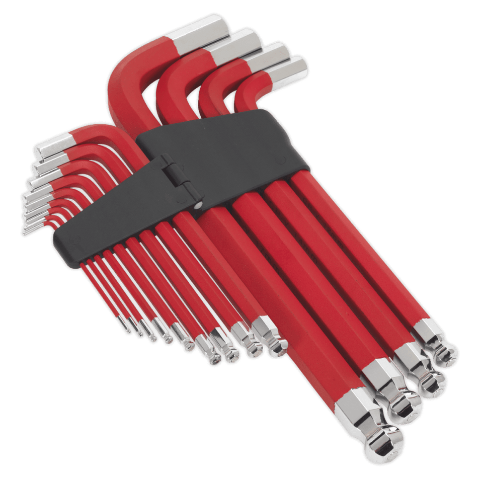 Sealey Jumbo Ball-End Hex Key Set 13pc Anti-Slip - Metric Model No- AK7187