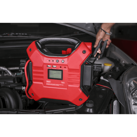 Sealey Jump Starter Power Pack Lithium Iron Phosphate (LiFePo4) 12/24V 1200/600 Peak Amps Model No- SL32S
