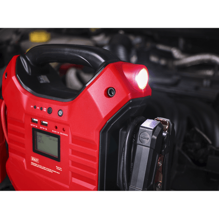 Sealey Jump Starter Power Pack Lithium Iron Phosphate (LiFePo4) 12/24V 1200/600 Peak Amps Model No- SL32S