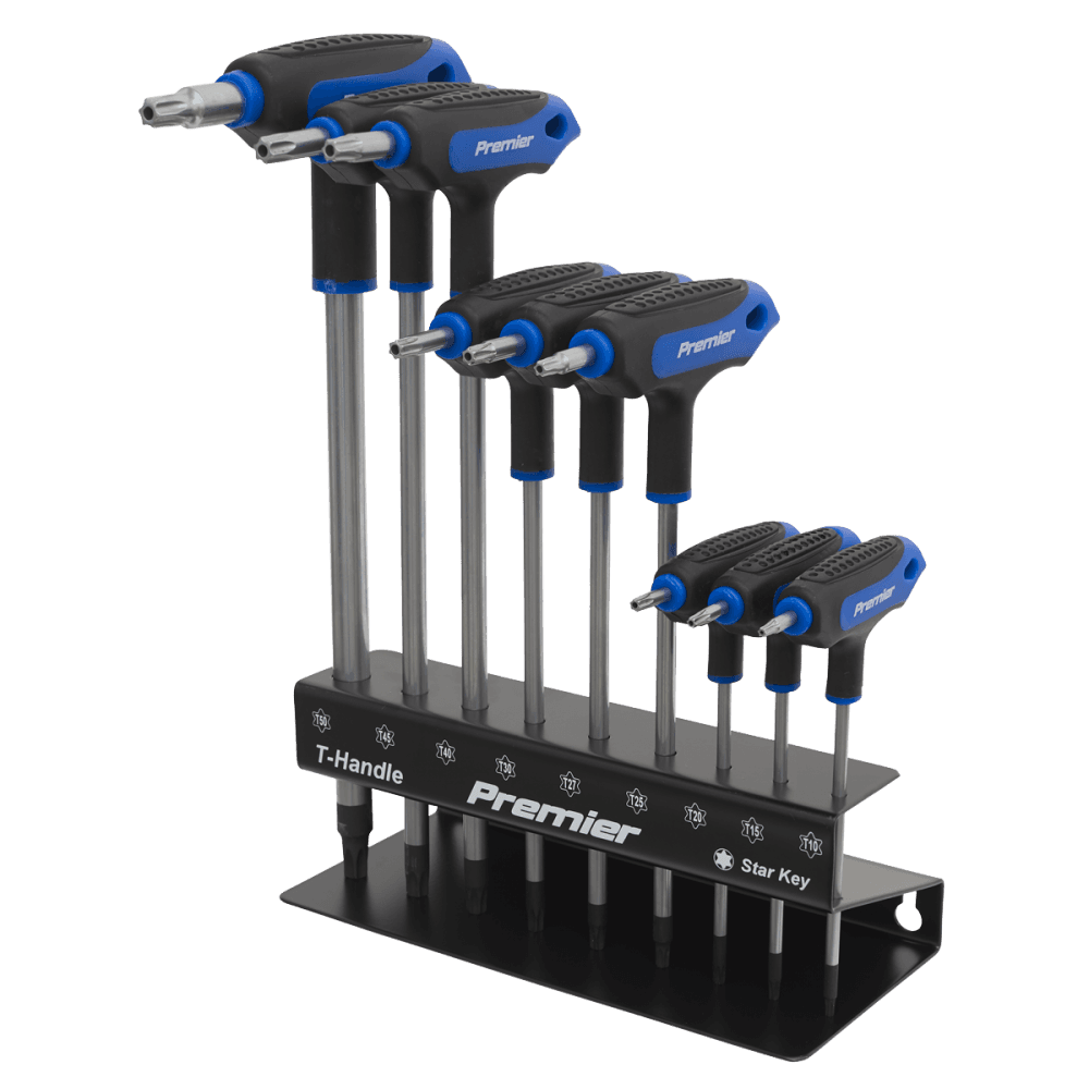 Sealey TRX-Star* Key Set 9pc T-Handle Model No- AK7196
