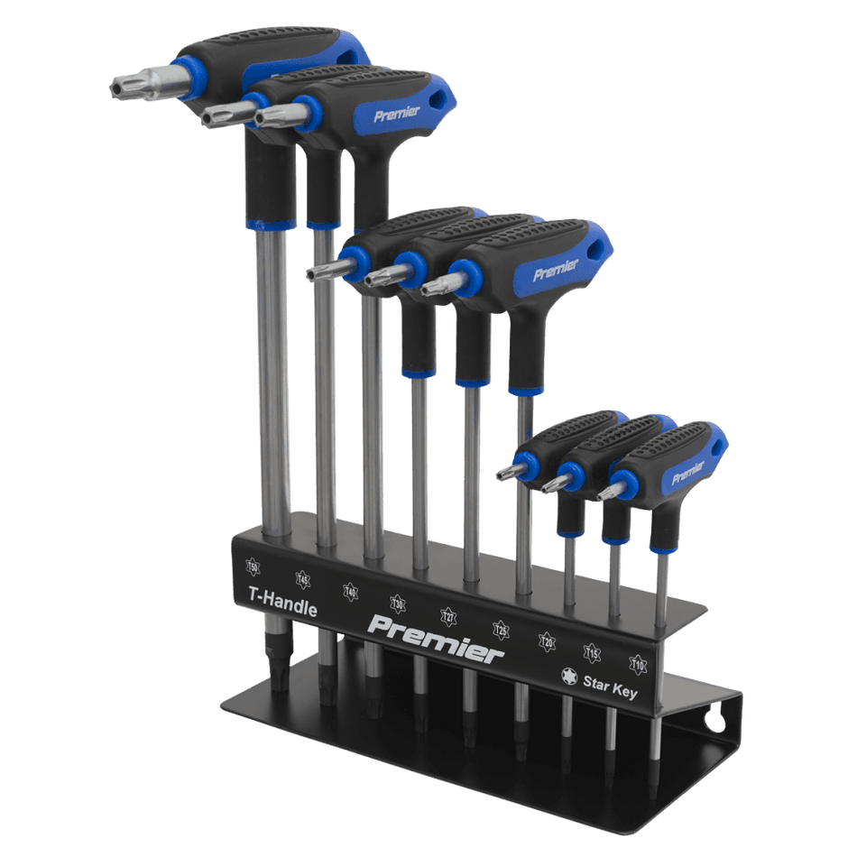 Sealey TRX-Star* Key Set 9pc T-Handle Model No- AK7196