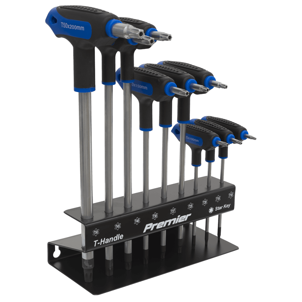Sealey TRX-Star* Key Set 9pc T-Handle Model No- AK7196
