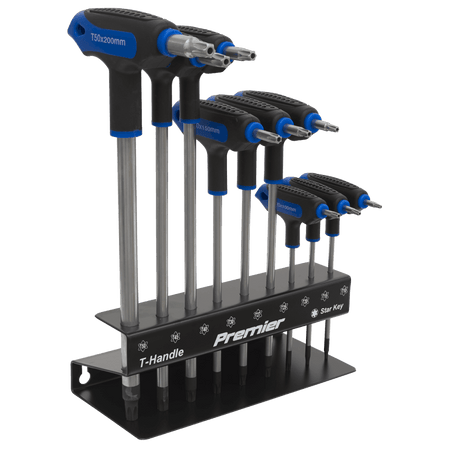 Sealey TRX-Star* Key Set 9pc T-Handle Model No- AK7196