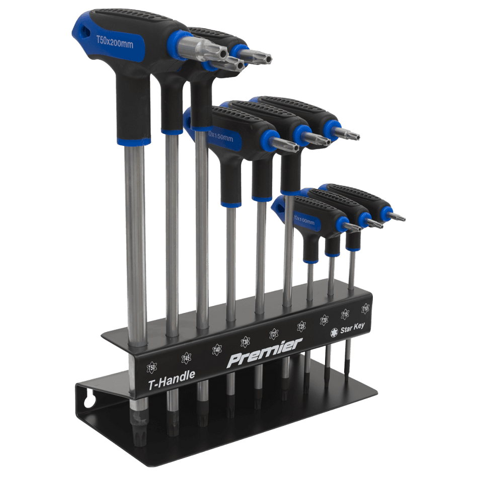 Sealey TRX-Star* Key Set 9pc T-Handle Model No- AK7196
