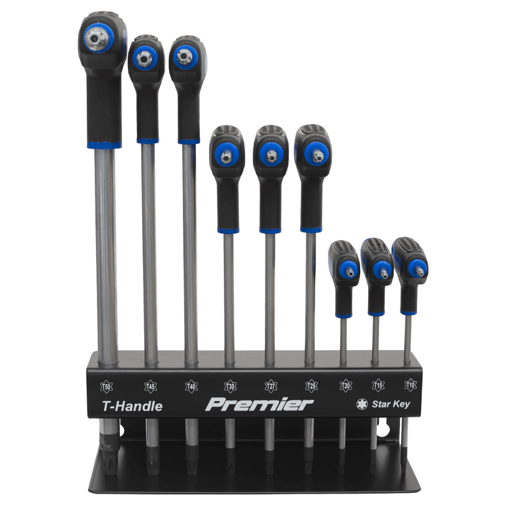 Sealey TRX-Star* Key Set 9pc T-Handle Model No- AK7196