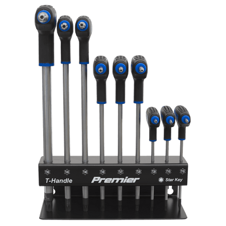 Sealey TRX-Star* Key Set 9pc T-Handle Model No- AK7196