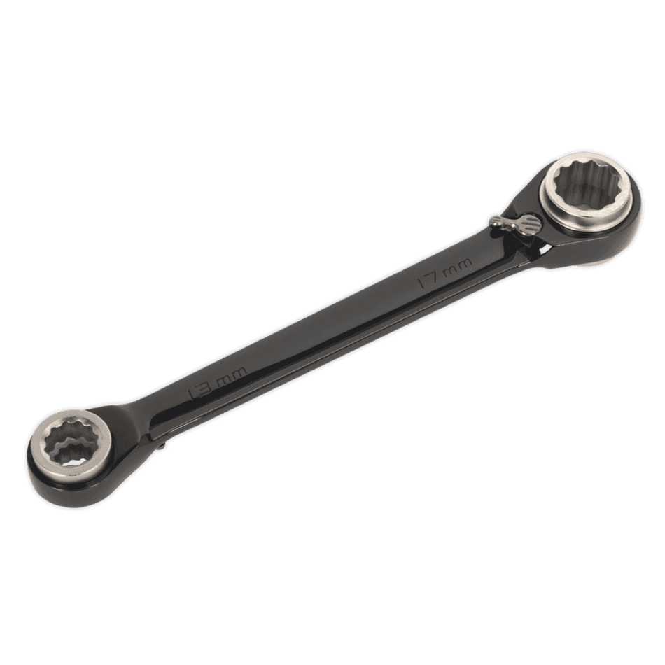 Sealey Ratchet Ring Spanner 4-in-1 Reversible Metric Model No- AK7979