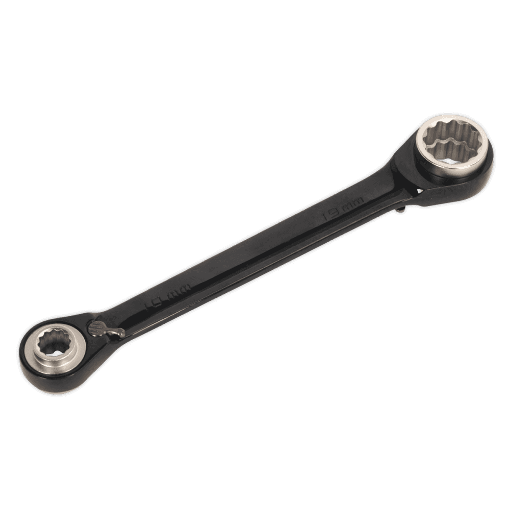 Sealey Ratchet Ring Spanner 4-in-1 Reversible Metric Model No- AK7979