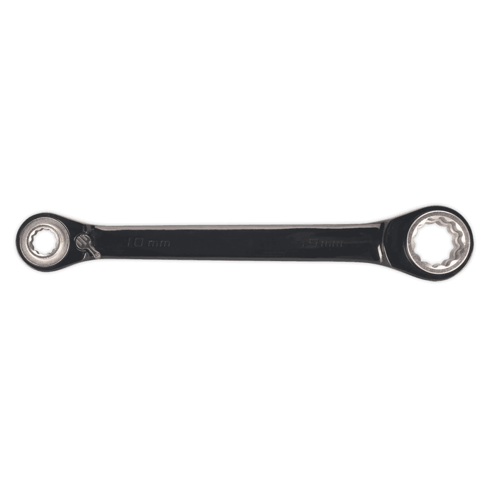 Sealey Ratchet Ring Spanner 4-in-1 Reversible Metric Model No- AK7979
