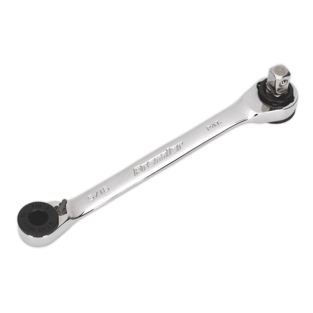 Sealey Ratchet Spanner 1/4"Hex x 5/16"Hex Drive with 1/4"Sq Drive Adaptor Model No- AK6967