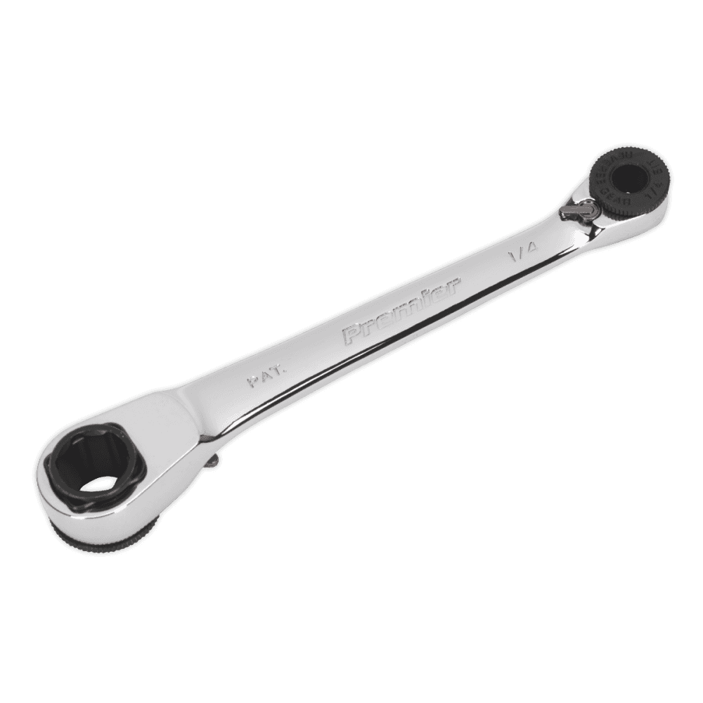Sealey Ratchet Spanner Reversible 1/4"Hex x 10mm Hex Model No- AK6968