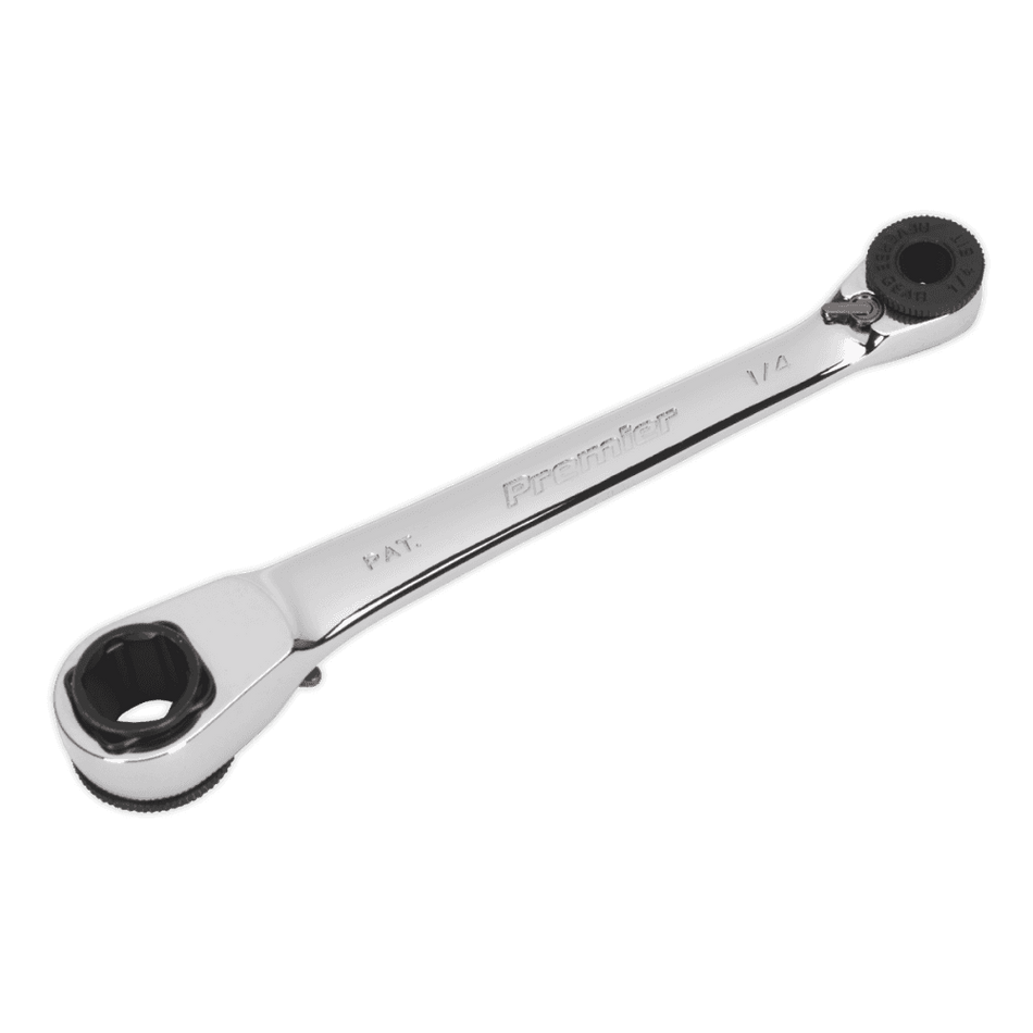 Sealey Ratchet Spanner Reversible 1/4"Hex x 10mm Hex Model No- AK6968