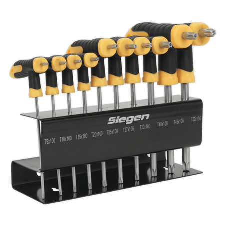 Siegen TRX-Star Key Set 10pc T-Handle Model No- S01151