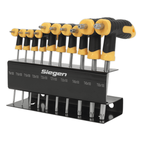 Siegen TRX-Star Key Set 10pc T-Handle Model No- S01151