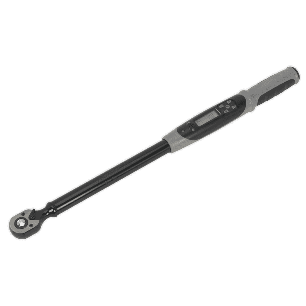 Sealey Angle Torque Wrench Digital 1/2"Sq Drive 20-200Nm(14.7-147.5lb.ft) Black Series Model No- STW306B