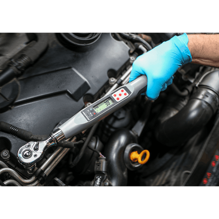 Sealey Torque Wrench Digital 3/8"Sq Drive 2-24Nm(1.48-17.70lb.ft) Model No- STW307