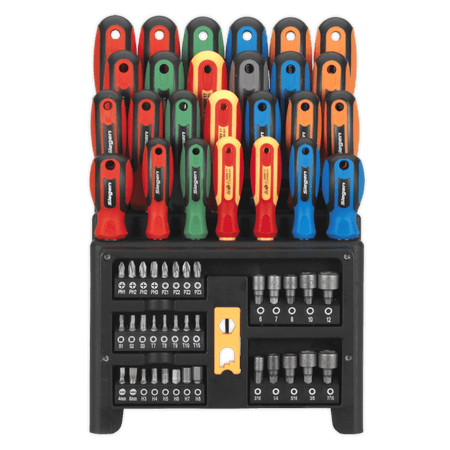 Siegen Screwdriver, Bit & Nut Driver Set 61pc Model No- S01152