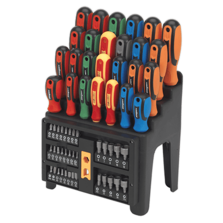 Siegen Screwdriver, Bit & Nut Driver Set 61pc Model No- S01152