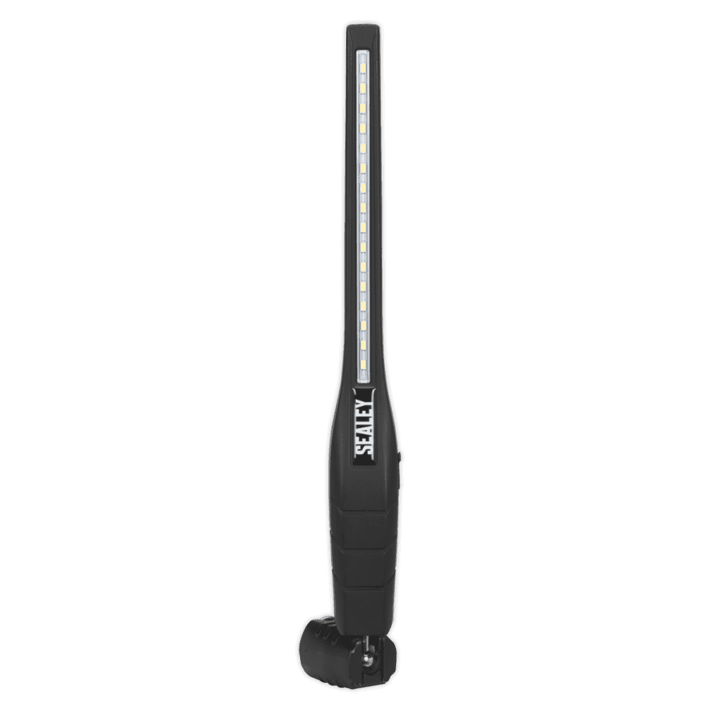 Sealey Rechargeable 360Ã‡Ã· Slim Inspection Lamp 16 SMD LED + 1W LED Black Lithium-ion Model No- LED3604