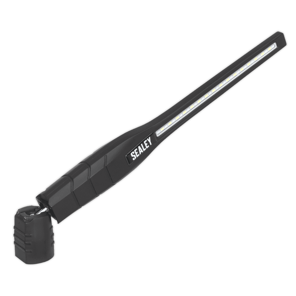 Sealey Rechargeable 360Ã‡Ã· Slim Inspection Lamp 16 SMD LED + 1W LED Black Lithium-ion Model No- LED3604